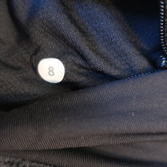 Womens Lululemon Black-Gray Snake Print Activewear Leggings 8 - Picture 7 of 9